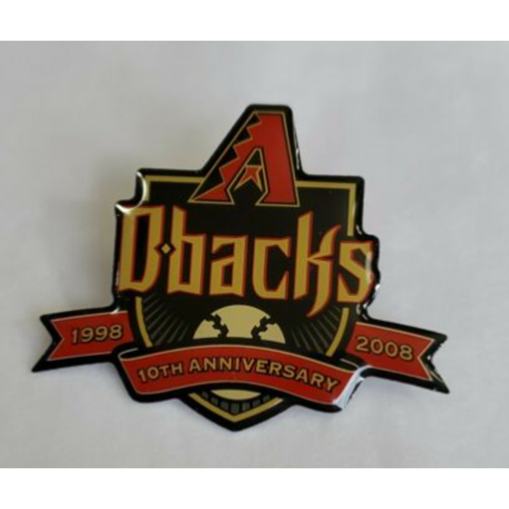 Arizona Diamond Backs 2008 Baseball 10th Anniversary Collector Pin